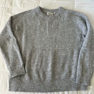 Cozy Gray Crew Neck Sweater